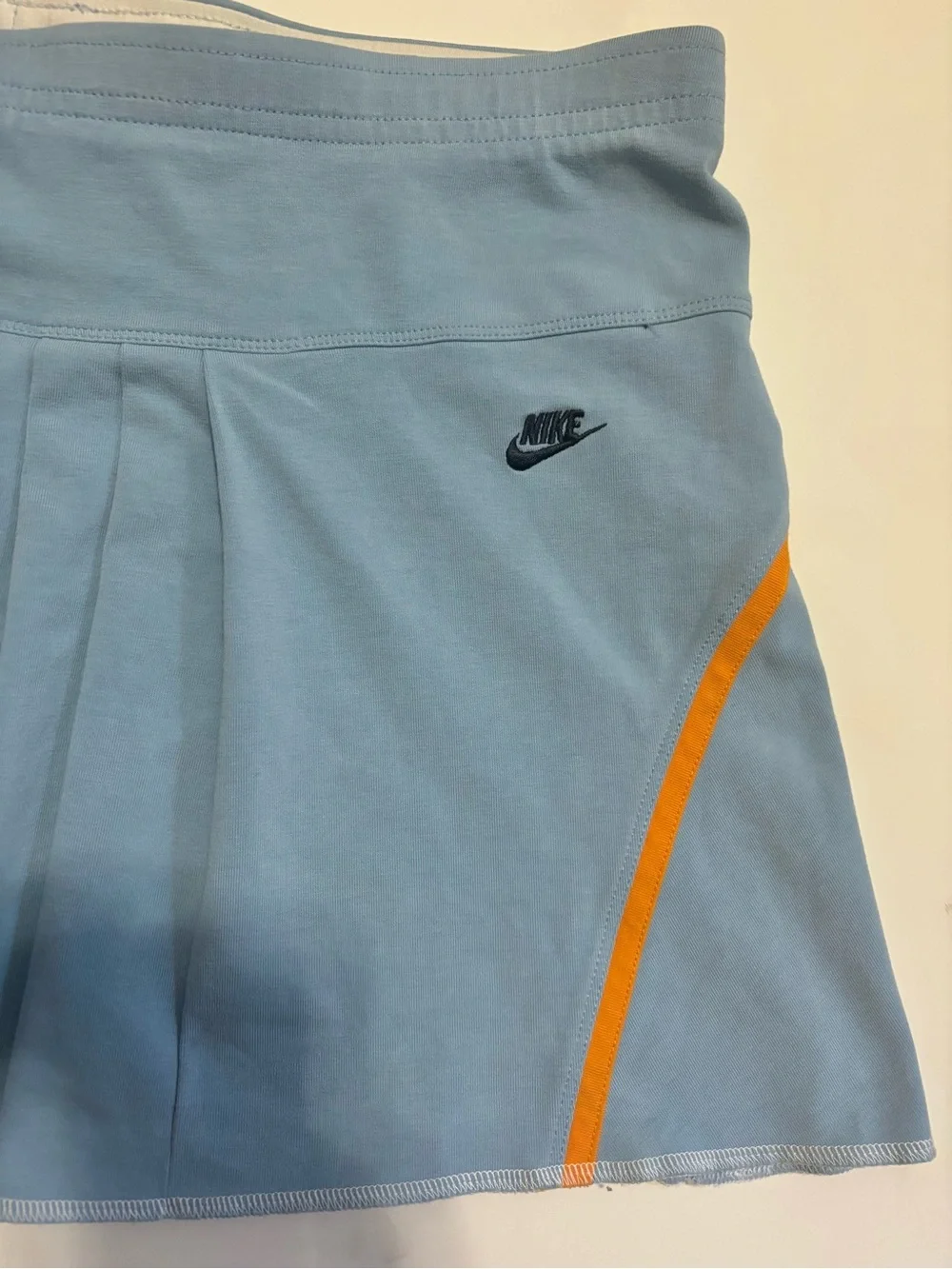 Nike Women's Sky Blue Pleated Athletic Skirt